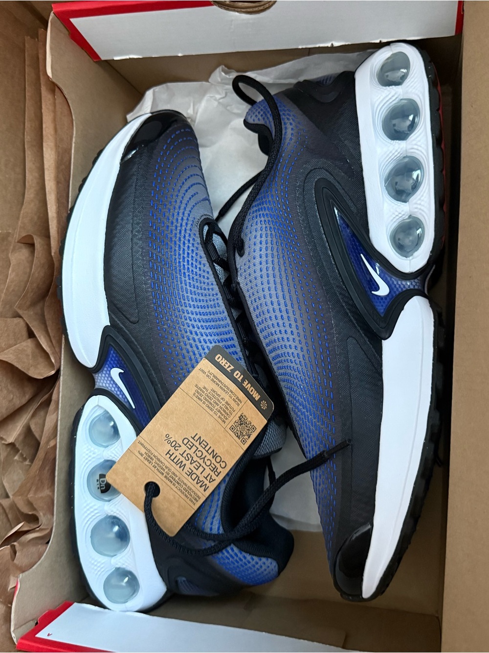 Nike Men’s Blue/Black “Racer Blue” Air Max DN shoes